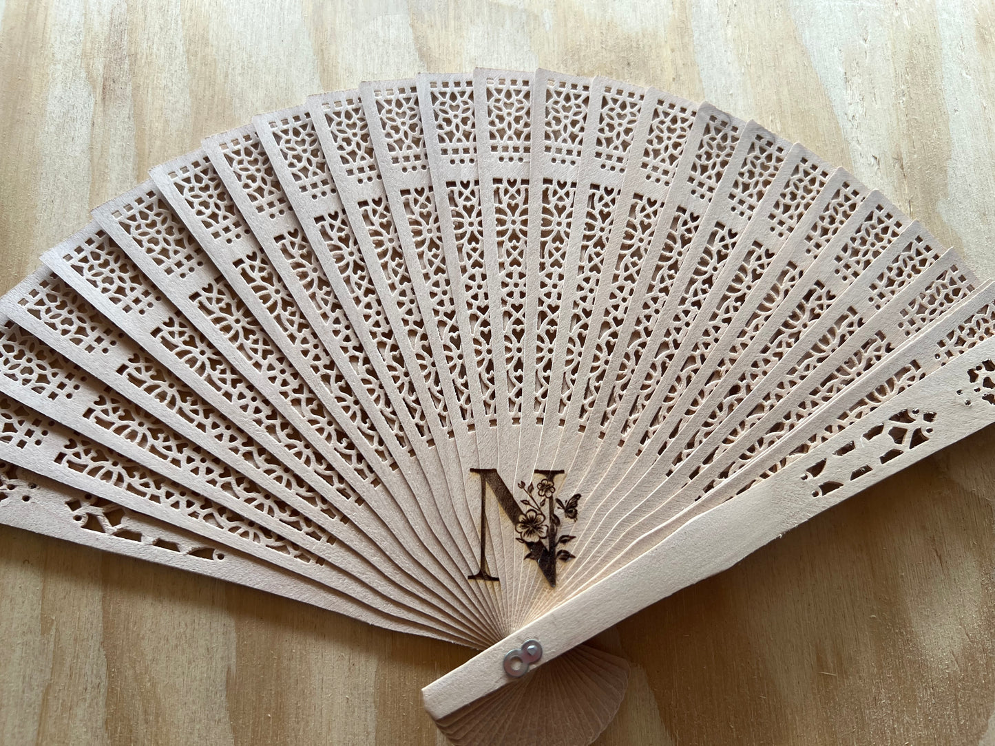 Custom Wooden Folding Fan