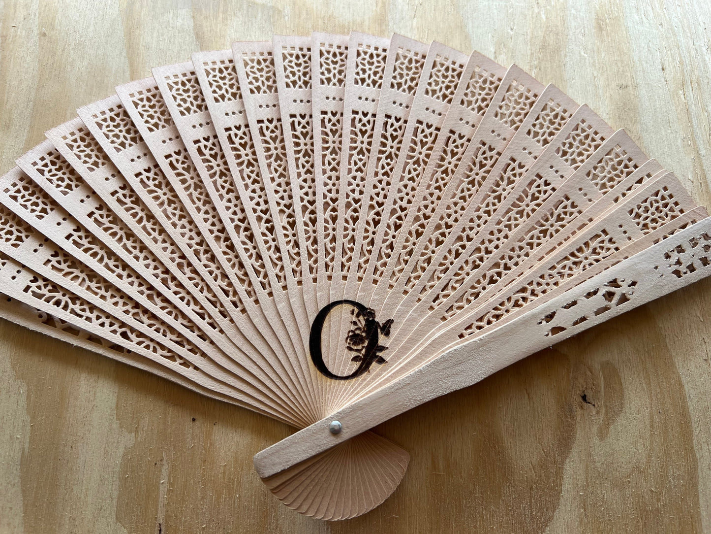 Custom Wooden Folding Fan