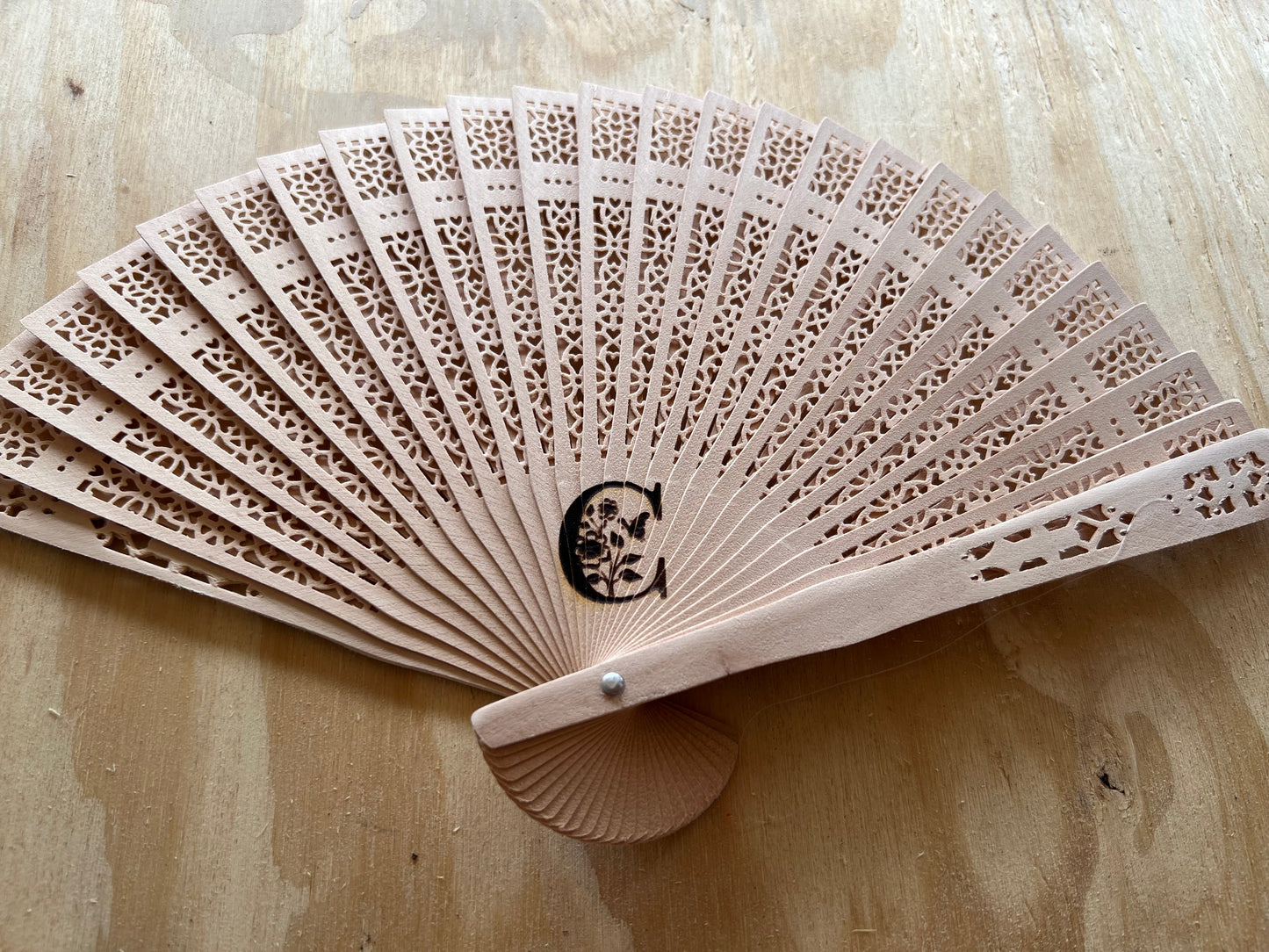 Custom Wooden Folding Fan