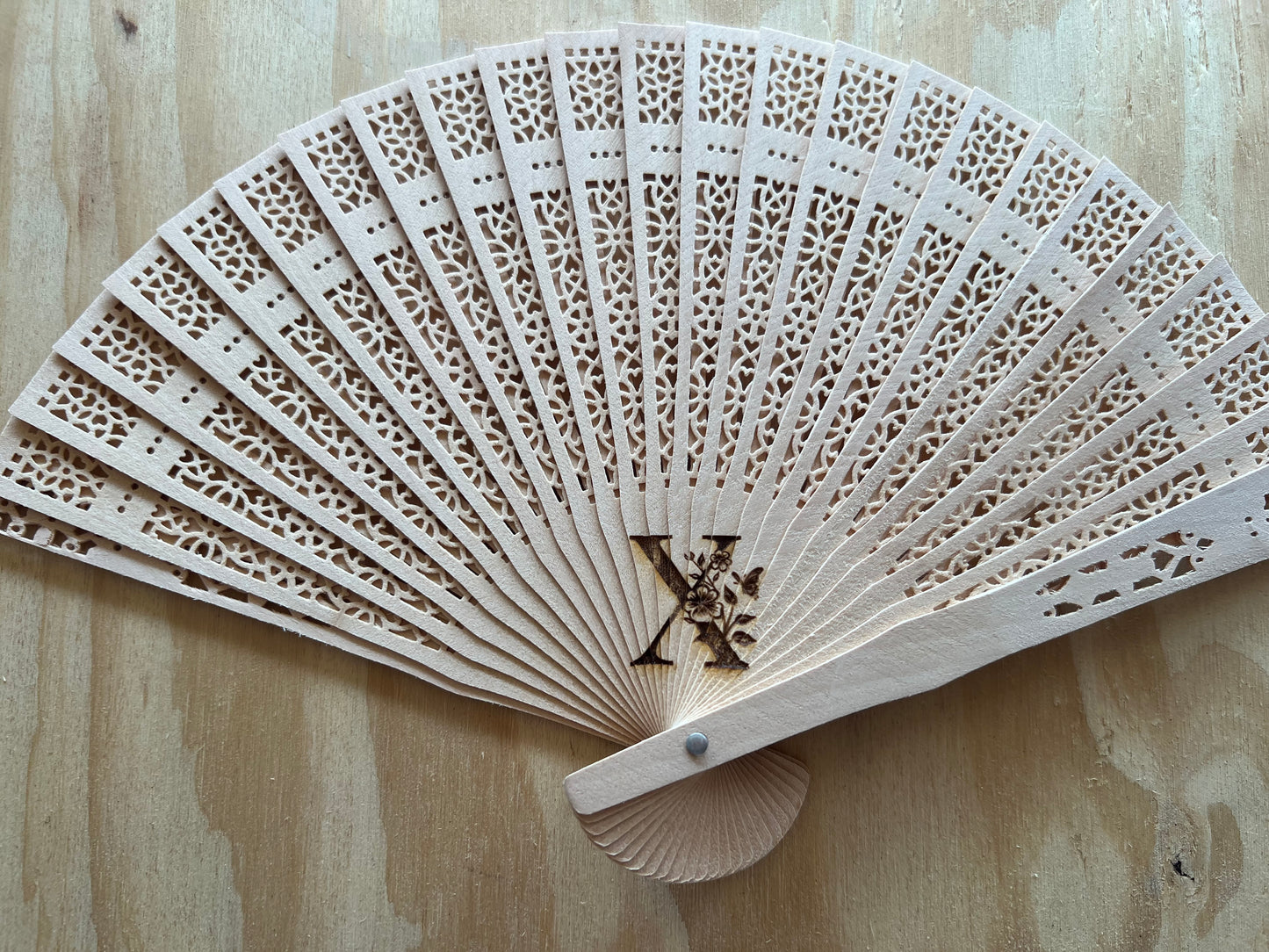 Custom Wooden Folding Fan