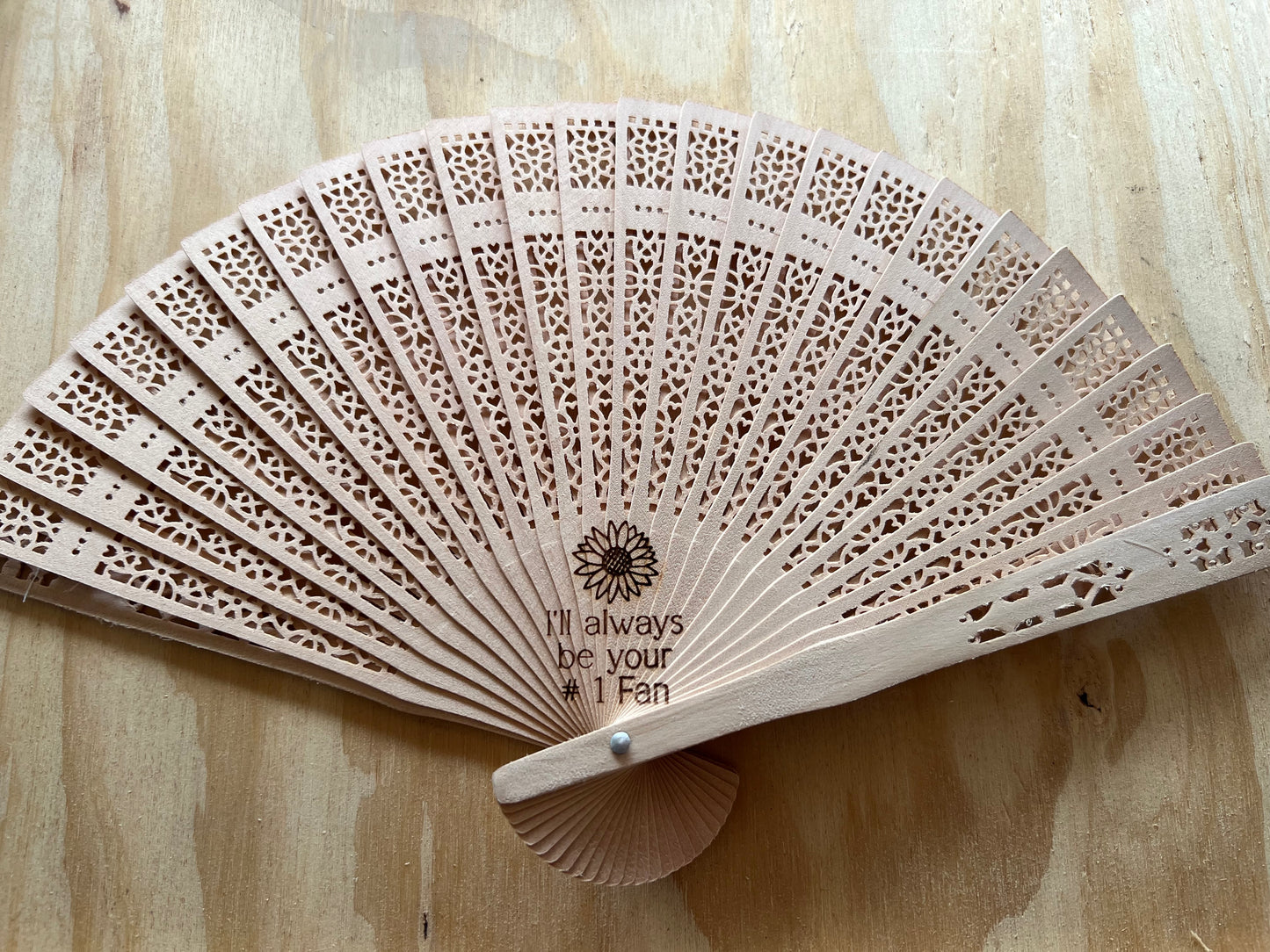 Custom Wooden Folding Fan