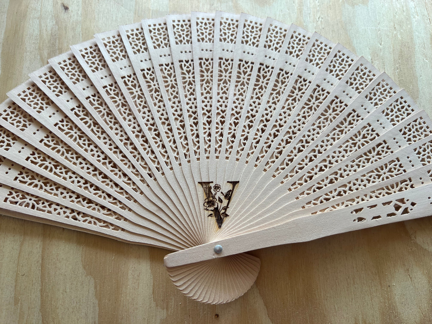 Custom Wooden Folding Fan