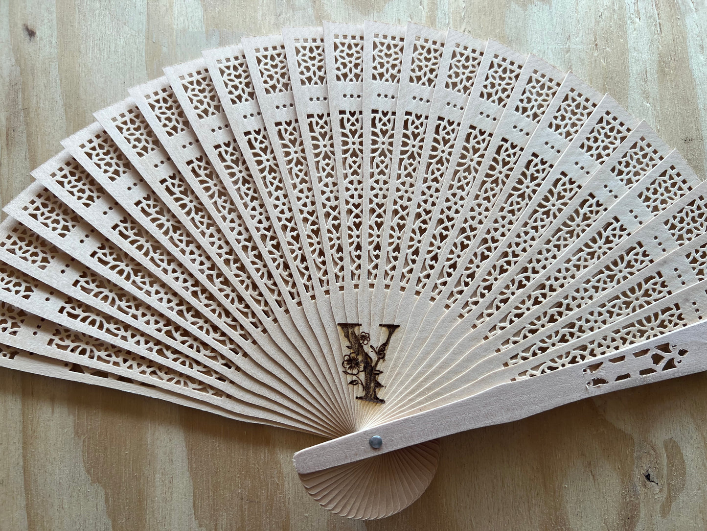 Custom Wooden Folding Fan