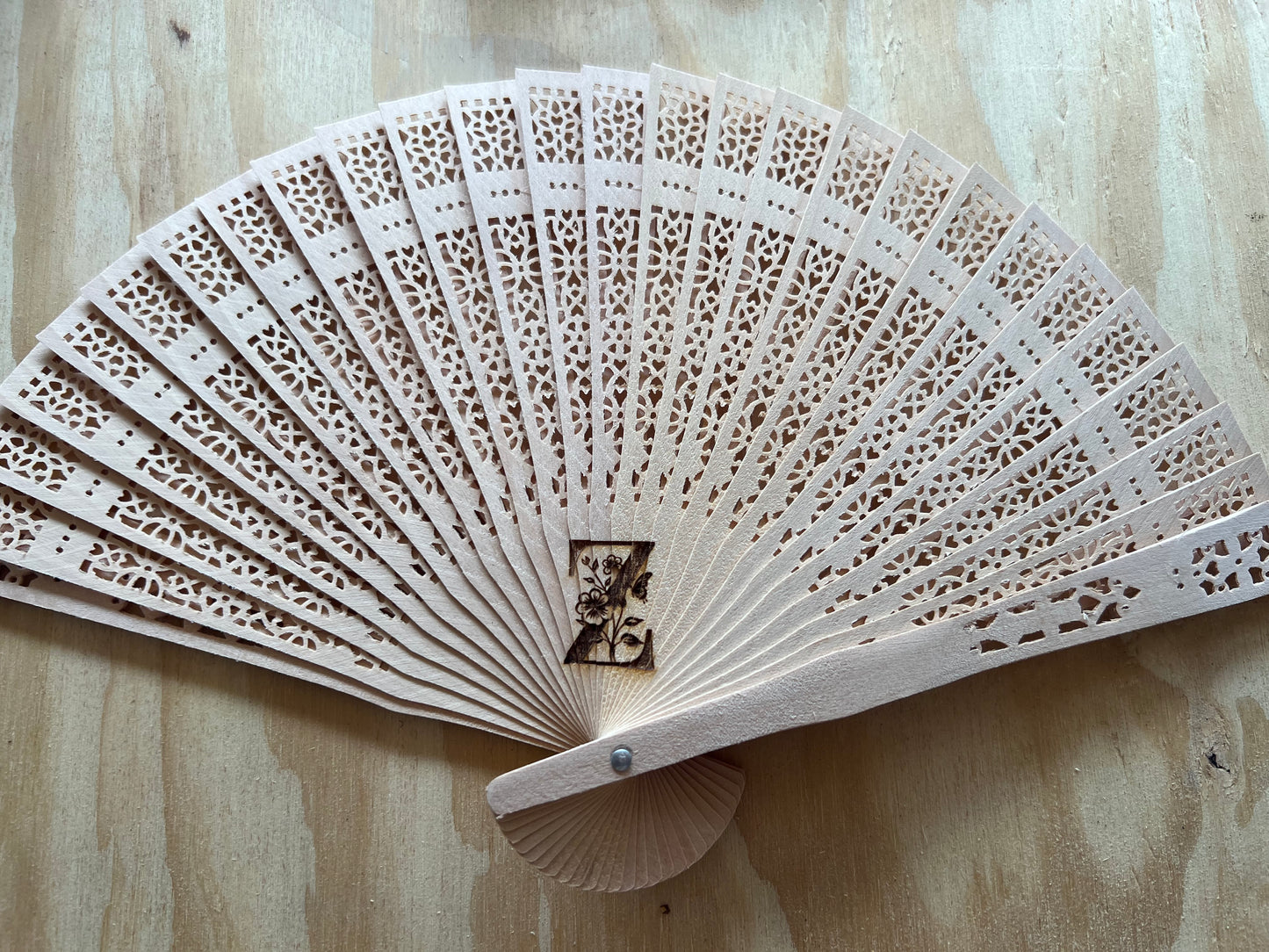 Custom Wooden Folding Fan