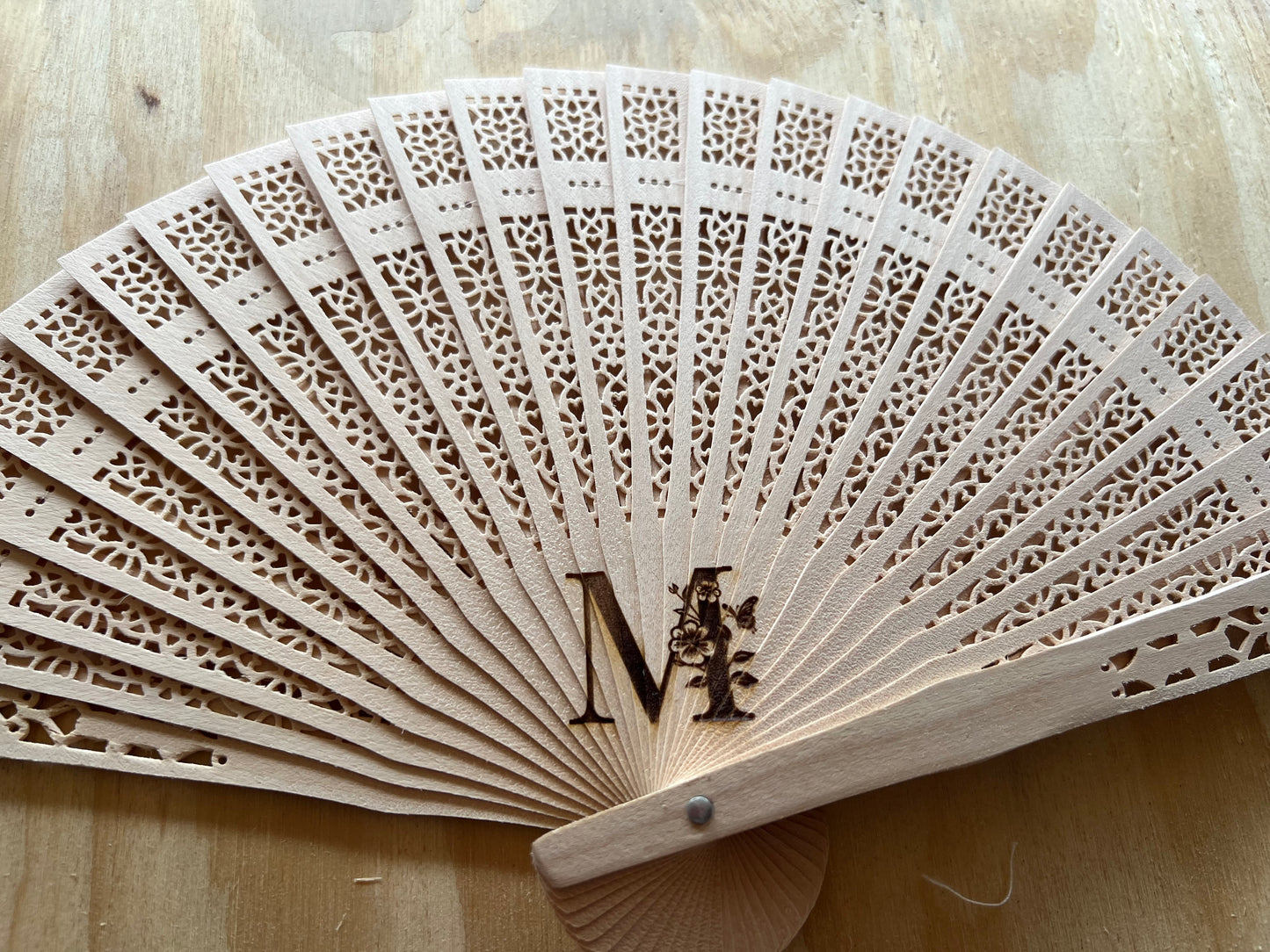 Custom Wooden Folding Fan