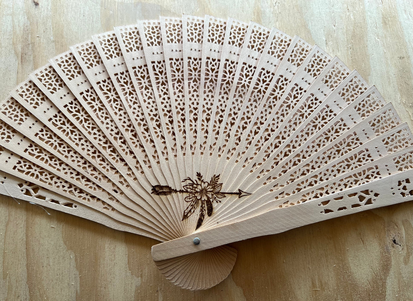 Custom Wooden Folding Fan