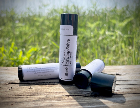 Black Drawing Salve - Charcoal Bug Bite Relief
