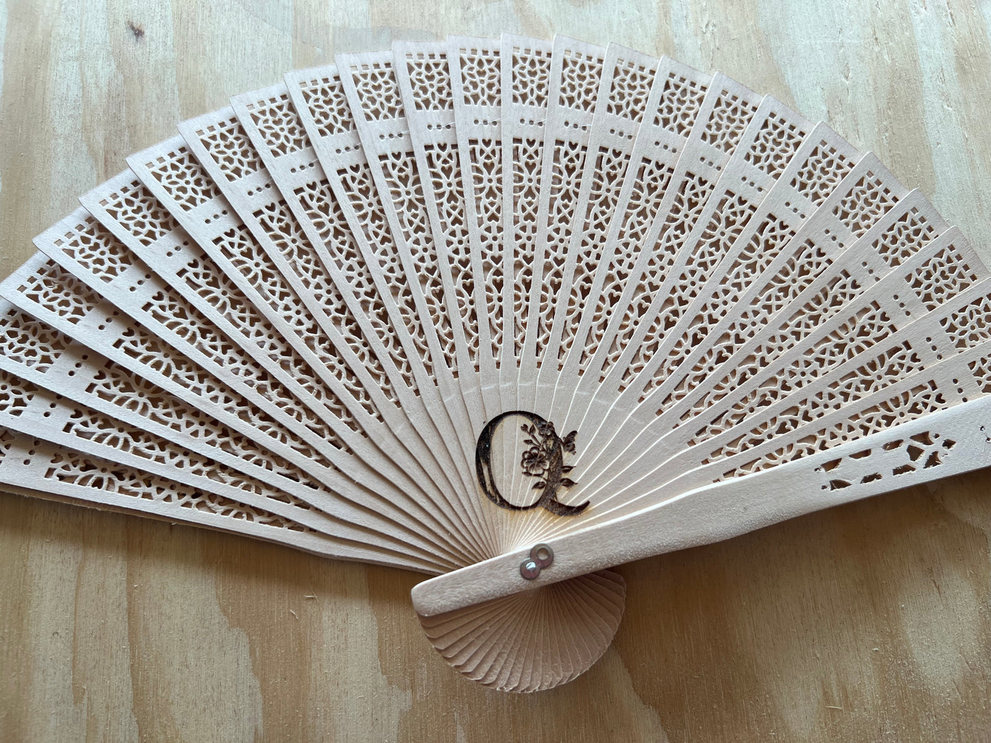 Custom Wooden Folding Fan