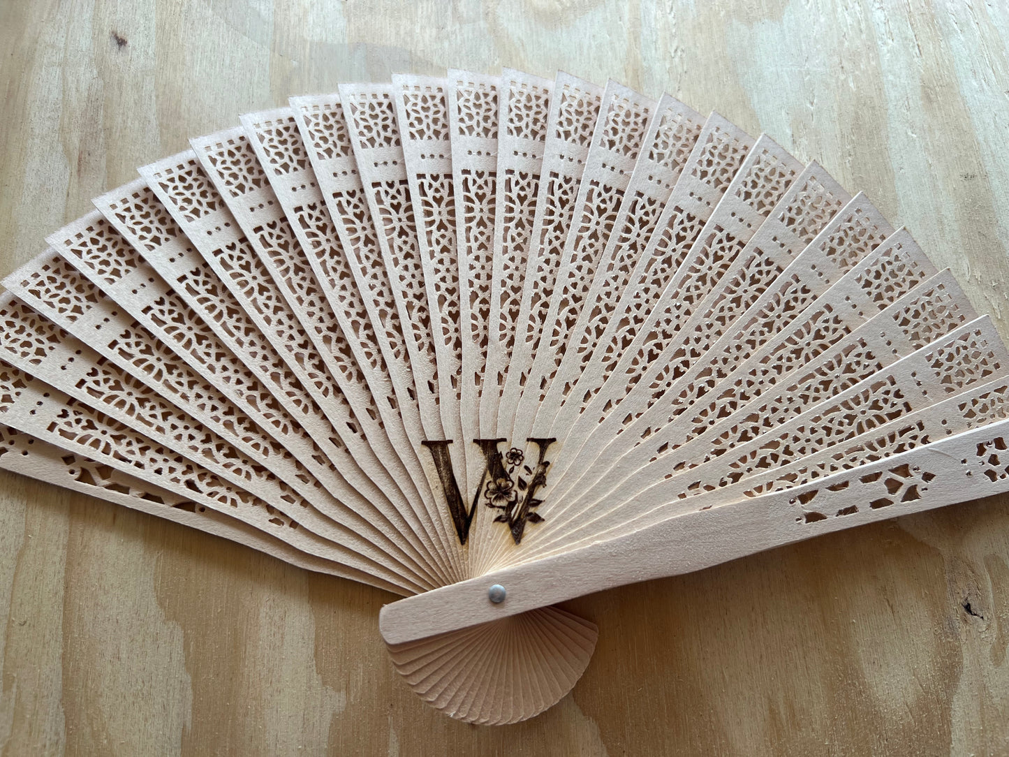 Custom Wooden Folding Fan