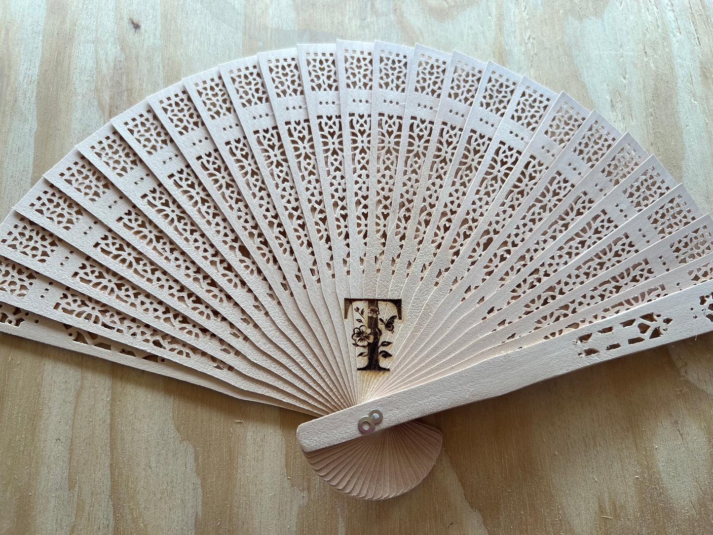 Custom Wooden Folding Fan