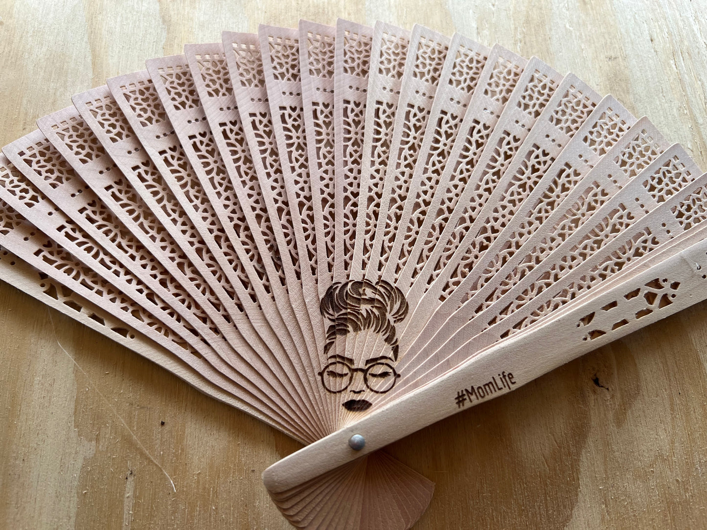 Custom Wooden Folding Fan