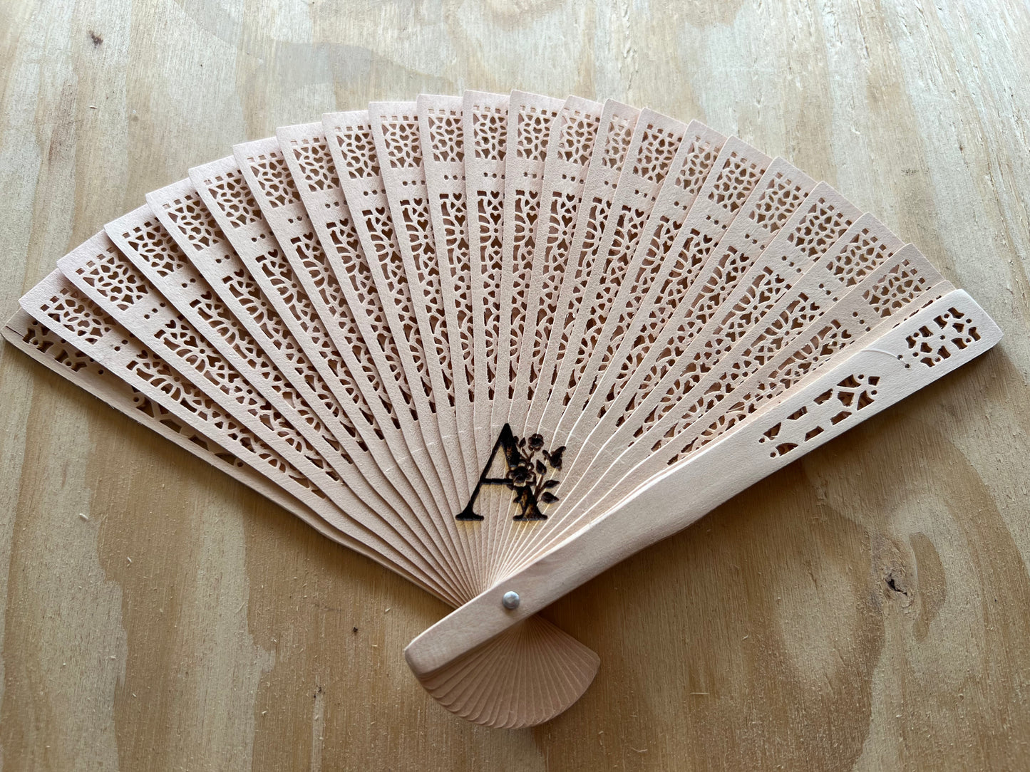 Custom Wooden Folding Fan