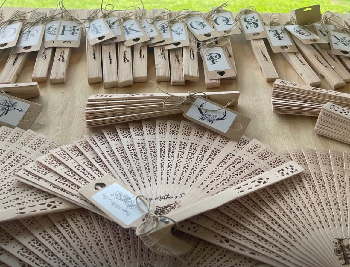 Custom Wooden Folding Fan
