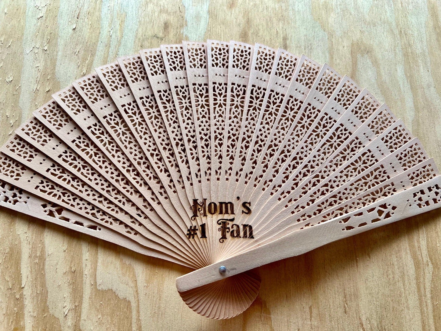 Custom Wooden Folding Fan