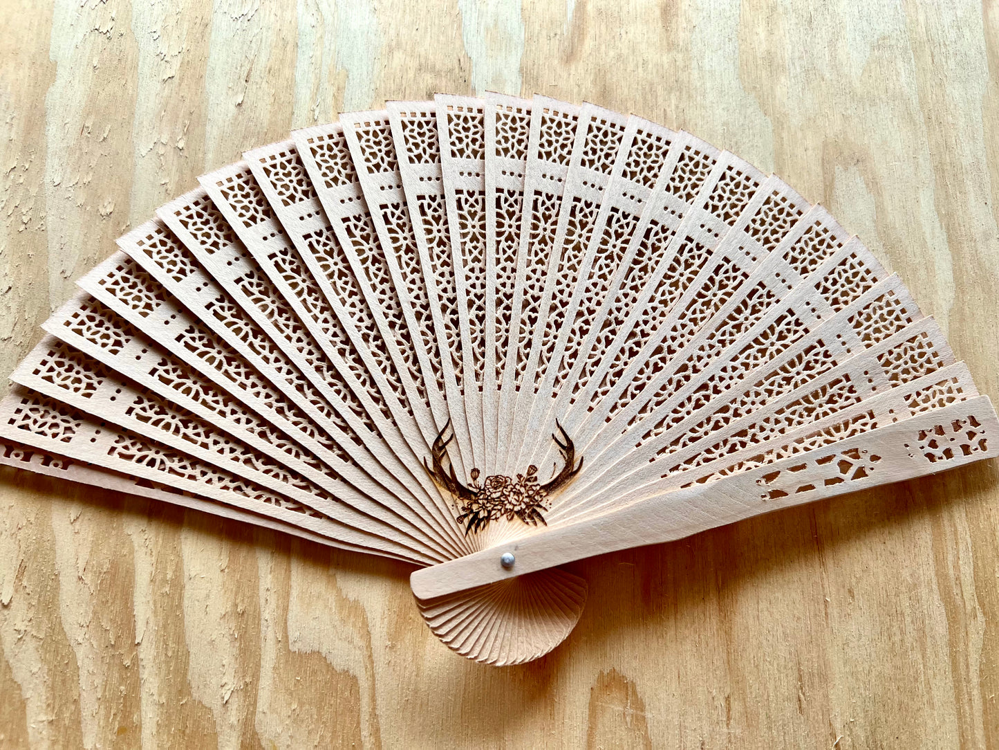 Custom Wooden Folding Fan