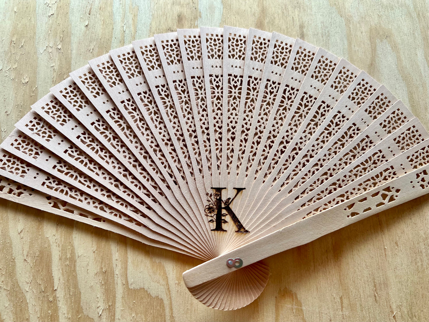 Custom Wooden Folding Fan