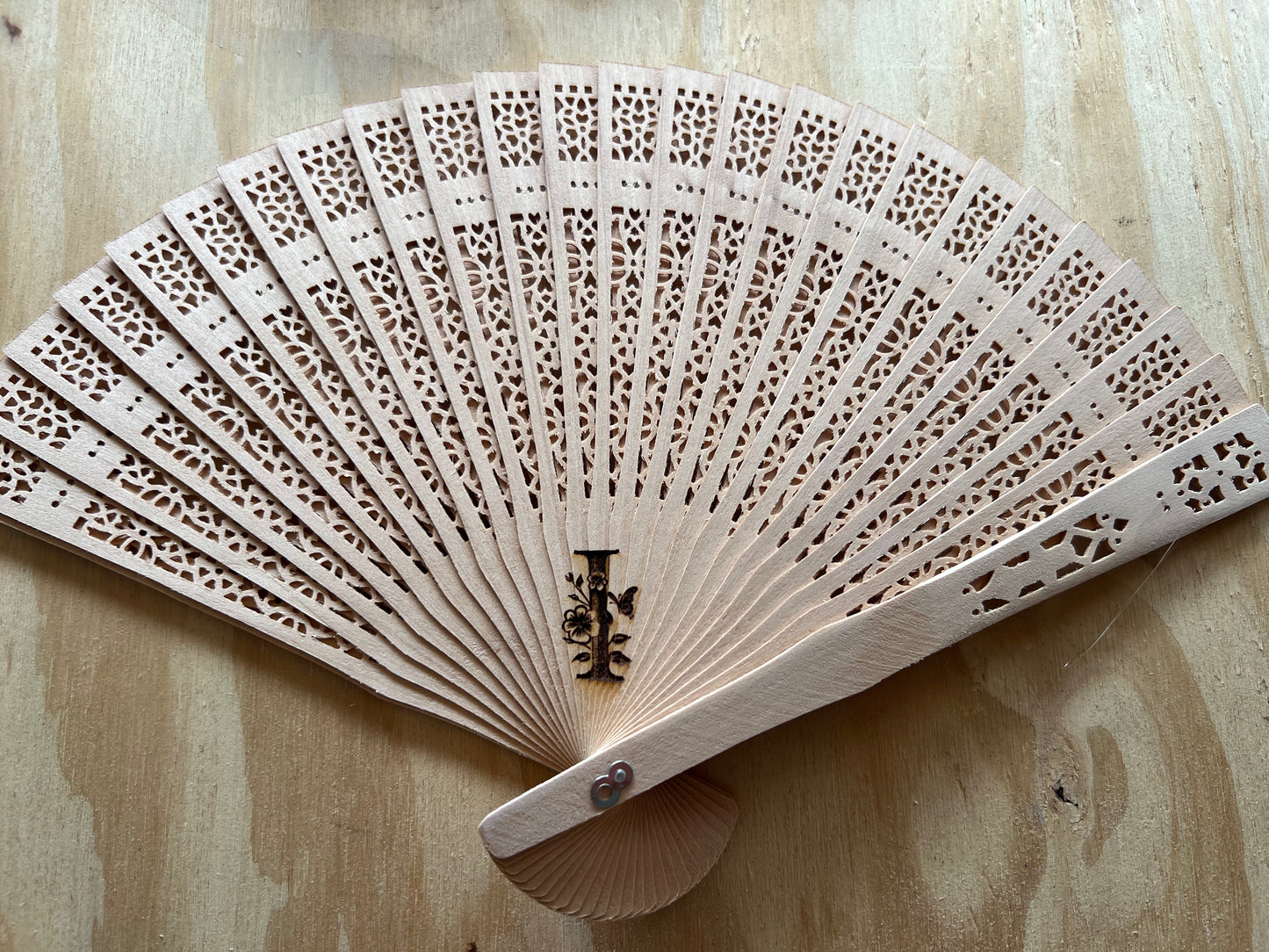 Custom Wooden Folding Fan
