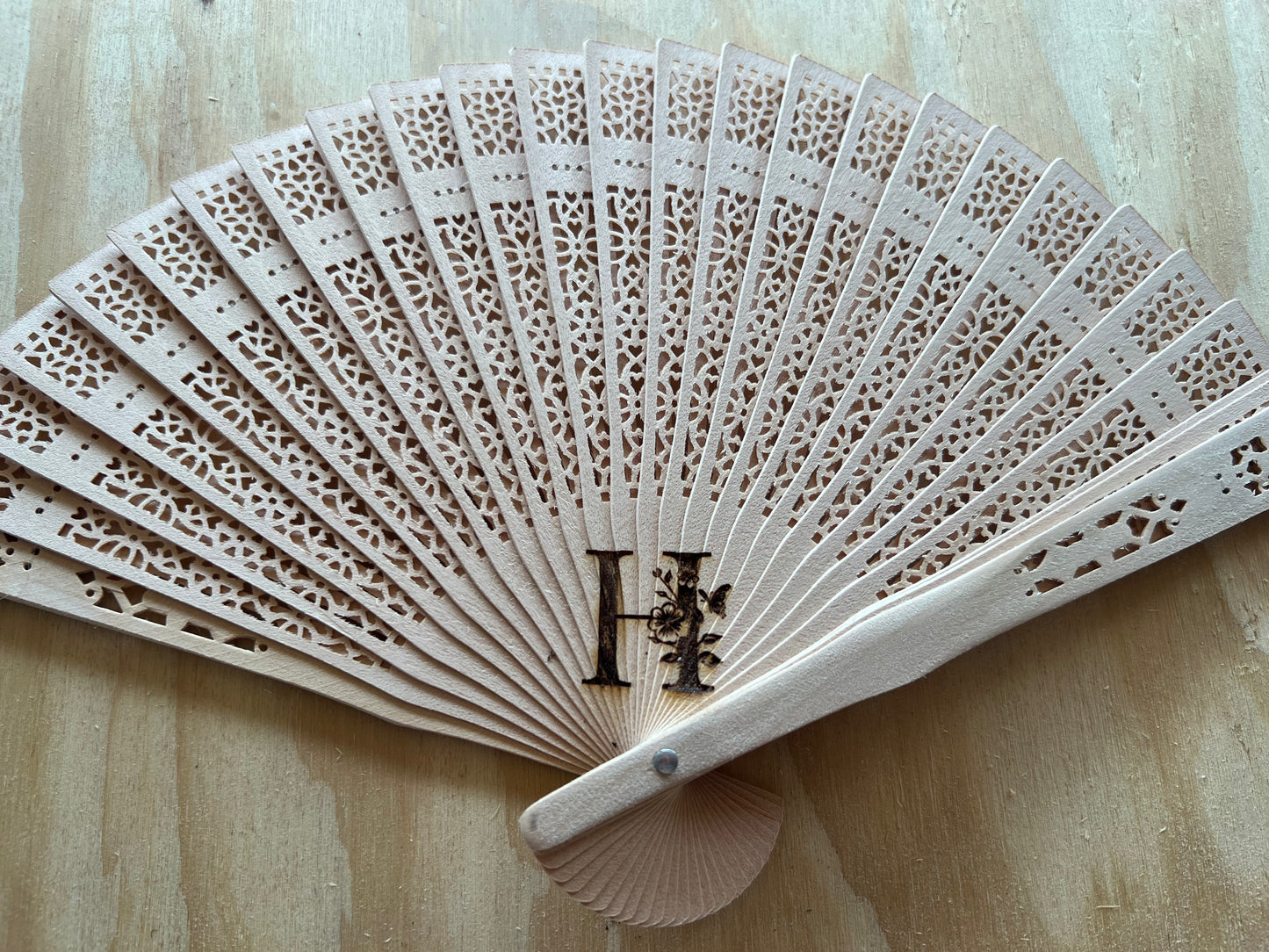 Custom Wooden Folding Fan
