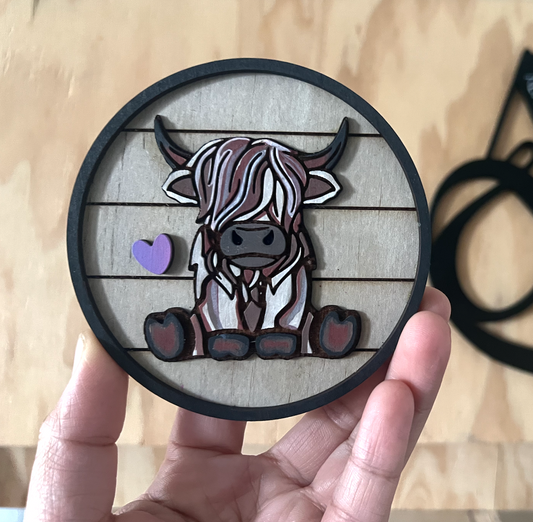 Highland Cow Magnet