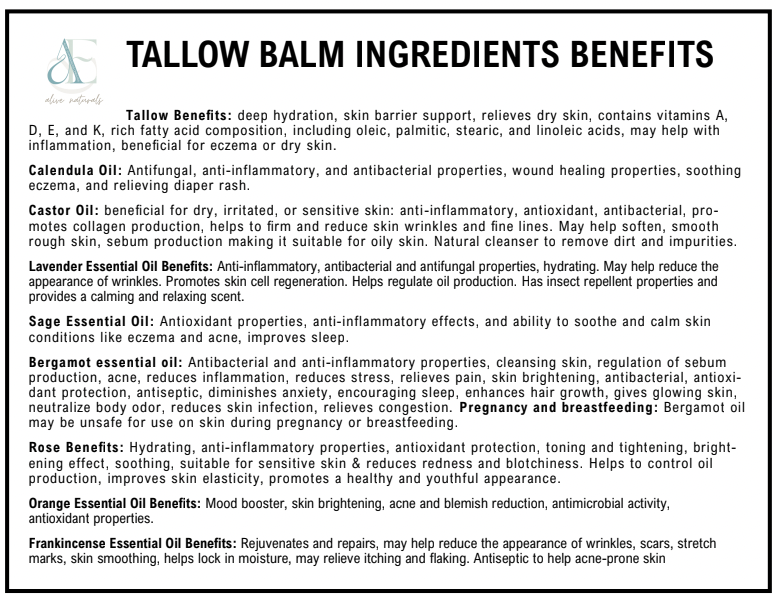 Tallow Balm