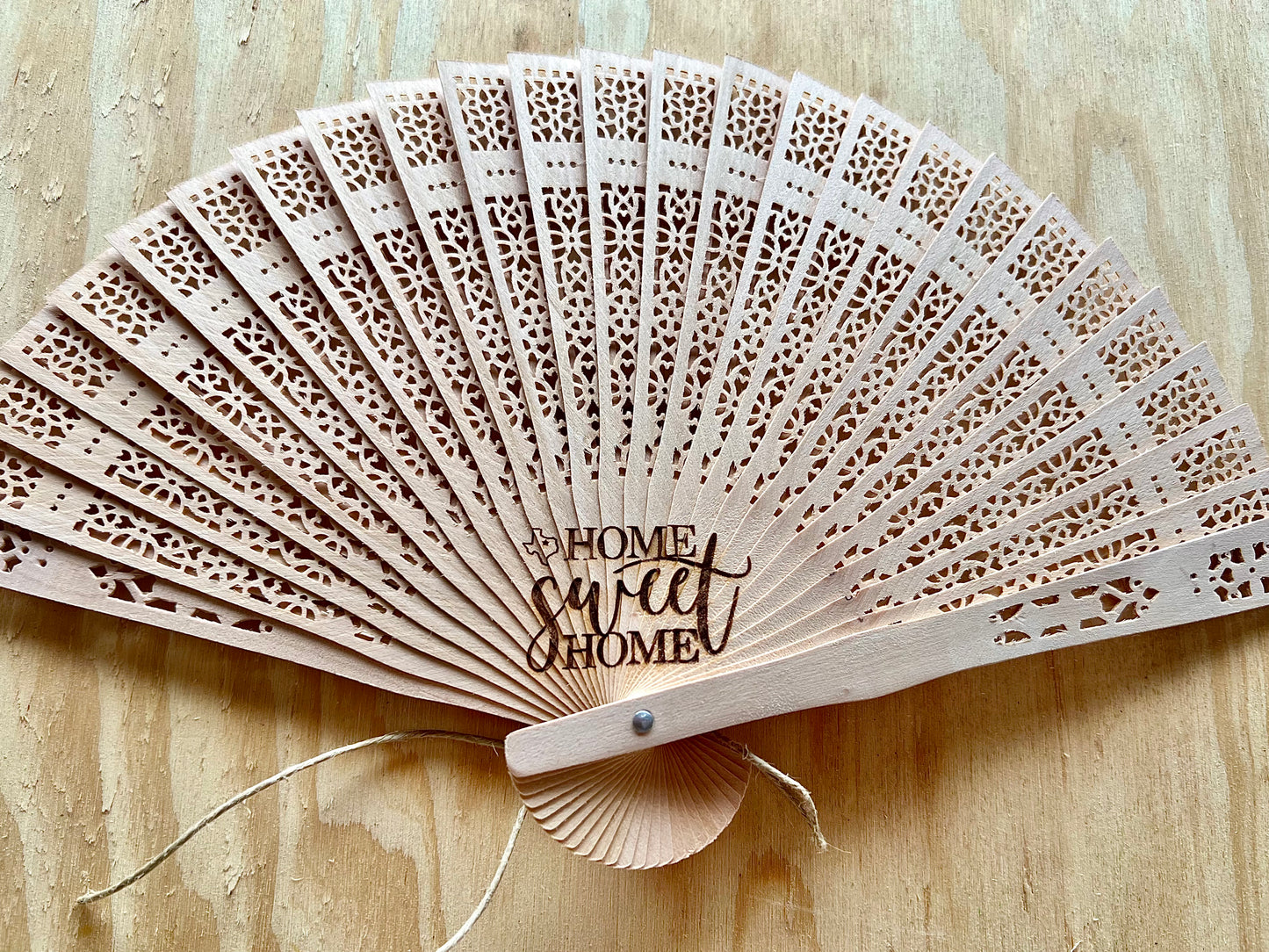 Custom Wooden Folding Fan