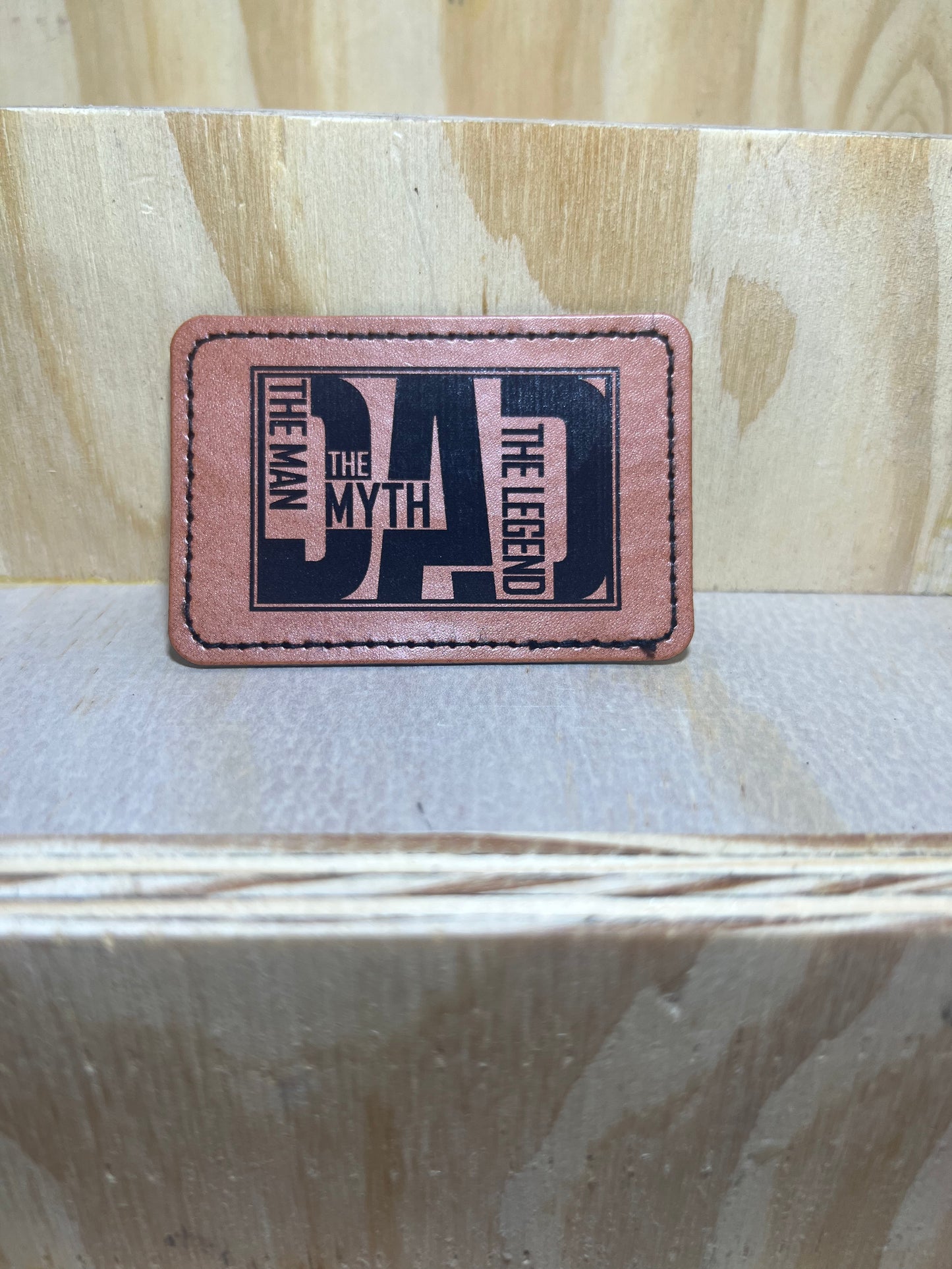 Baseball Cap with Faux Leather Patch