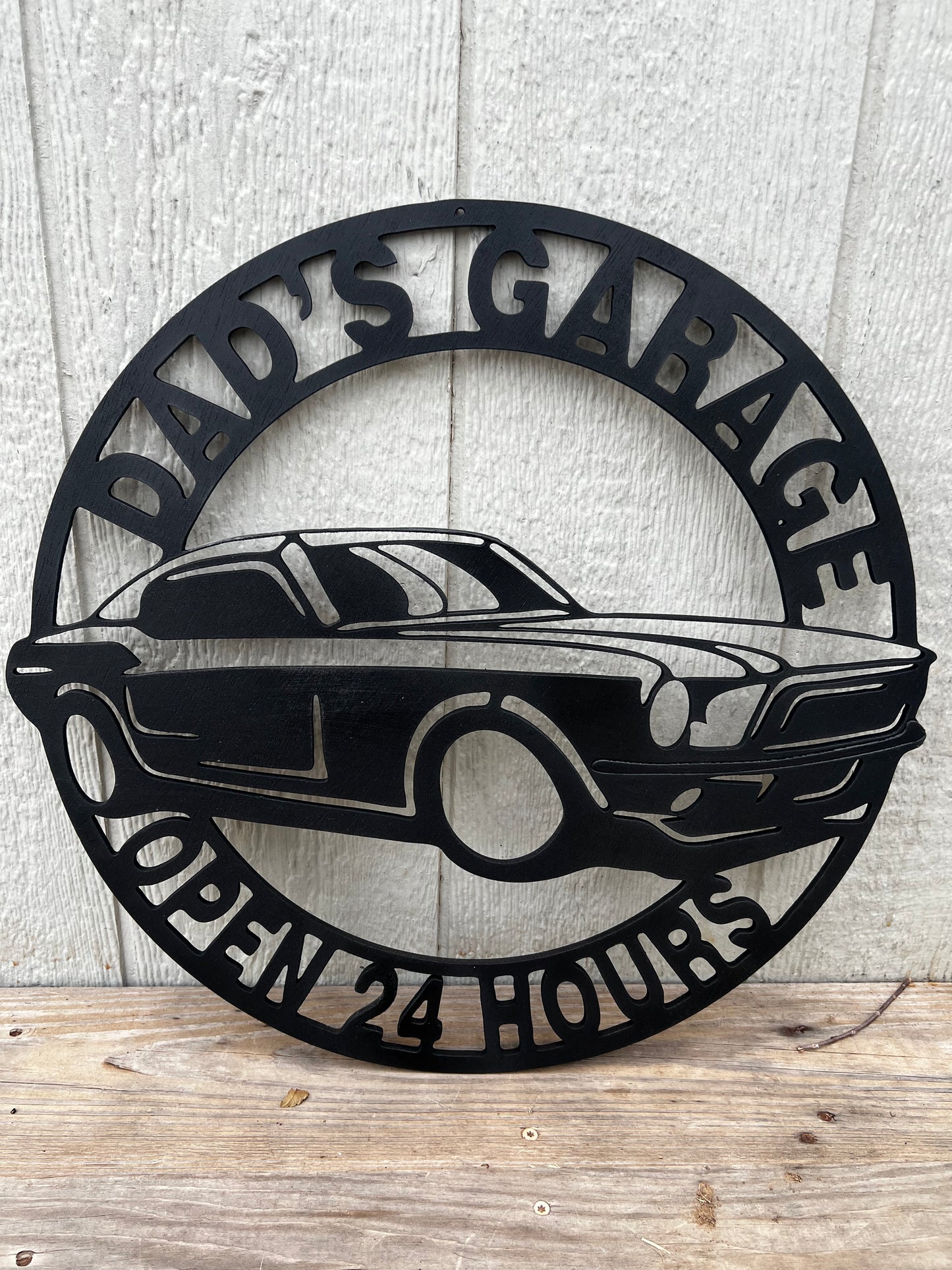 Wooden Dad's Garage - Open 24 Hours