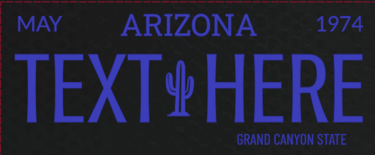 Metal License Plates